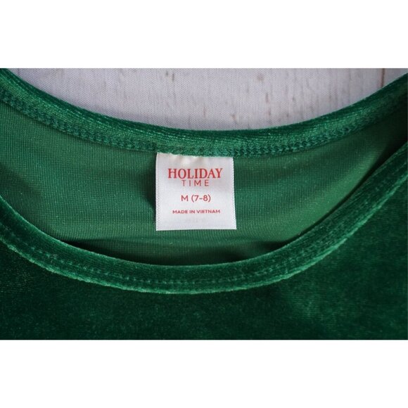 Holiday Time Girls Santa Cosplay Dress  - Size M (7-8) - Picture 3 of 6